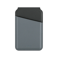 UNIQ LYDEN DS RFID-BLOCKING MAGNETIC CARD HOLDER WITH STAND - WASHED BLUE (WASHED BLUE/BLACK)