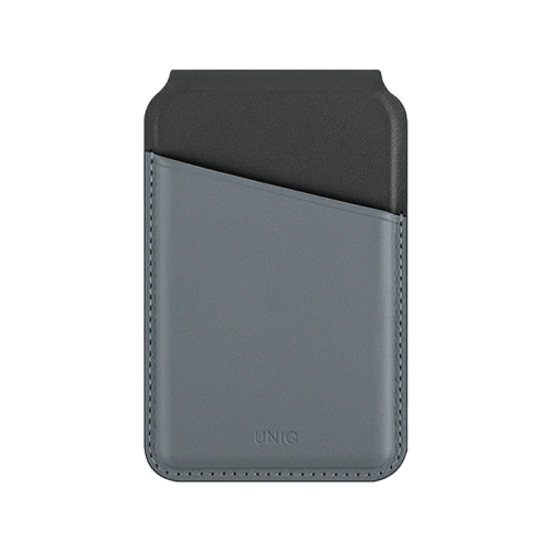 UNIQ LYDEN DS RFID-BLOCKING MAGNETIC CARD HOLDER WITH STAND - WASHED BLUE (WASHED BLUE/BLACK)