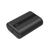 ENERGEA COMPAC MINI 3 WITH DISPLAY PD3.0/USB/USB3.0/SCP/ POWERBANK, 10000MAH LI-ION - GUNMETAL BLACK