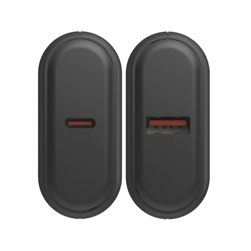 ENERGEA COMPAC MINI 3 WITH DISPLAY PD3.0/USB/USB3.0/SCP/ POWERBANK, 10000MAH LI-ION - GUNMETAL BLACK