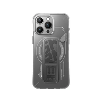 SKINARMA IPHONE 15 PRO (6.1”) HELIO MAG-CHARGE + GRIP-STAND GREY