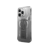 SKINARMA IPHONE 15 PRO (6.1”) HELIO MAG-CHARGE + GRIP-STAND GREY