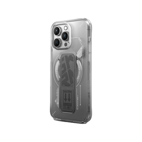 SKINARMA IPHONE 15 PRO (6.1”) HELIO MAG-CHARGE + GRIP-STAND GREY