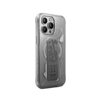 SKINARMA IPHONE 15 PRO (6.1”) HELIO MAG-CHARGE + GRIP-STAND GREY