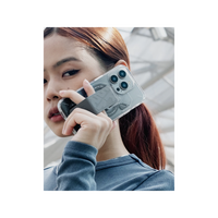 SKINARMA IPHONE 15 PRO (6.1”) HELIO MAG-CHARGE + GRIP-STAND BLACK