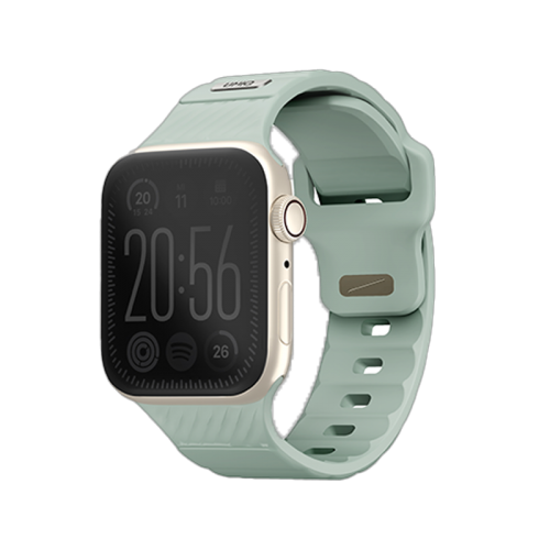 UNIQ STRIDE FKM RUBBER APPLE WATCH STRAP 41/40/38MM - ICEPLANT GREEN (ICEPLANT GREEN)