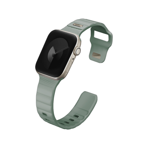 UNIQ STRIDE FKM RUBBER APPLE WATCH STRAP 41/40/38MM - ICEPLANT GREEN (ICEPLANT GREEN)