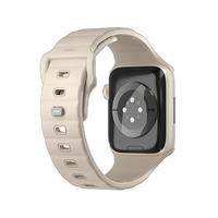 UNIQ STRIDE FKM RUBBER APPLE WATCH STRAP 41/40/38MM - PALE KHAKI (PALE KHAKI)