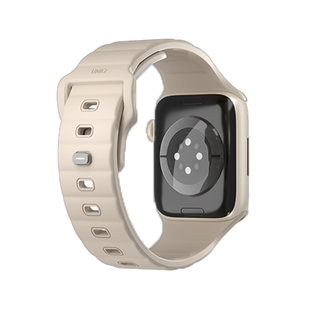 UNIQ STRIDE FKM RUBBER APPLE WATCH STRAP 41/40/38MM - PALE KHAKI (PALE KHAKI)