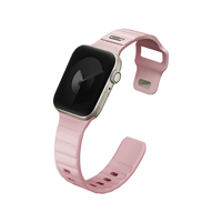 UNIQ STRIDE FKM RUBBER APPLE WATCH STRAP 41/40/38MM - PALE PINK (PALE PINK)