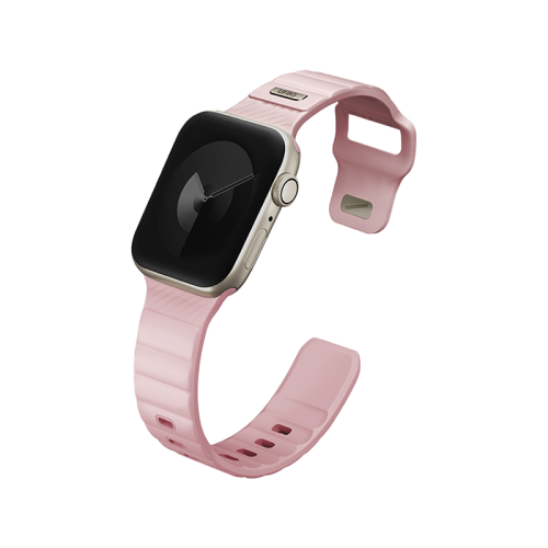 UNIQ STRIDE FKM RUBBER APPLE WATCH STRAP 41/40/38MM - PALE PINK (PALE PINK)