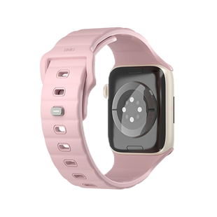 UNIQ STRIDE FKM RUBBER APPLE WATCH STRAP 41/40/38MM - PALE PINK (PALE PINK)