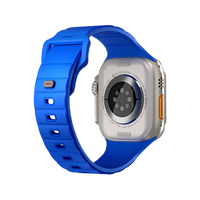 UNIQ STRIDE FKM RUBBER APPLE WATCH STRAP 49/45/44/42MM - COBALT (COBALT BLUE)