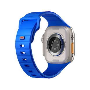 UNIQ STRIDE FKM RUBBER APPLE WATCH STRAP 49/45/44/42MM - COBALT (COBALT BLUE)