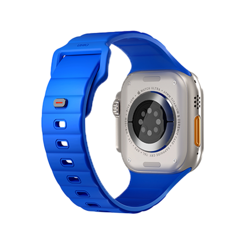 UNIQ STRIDE FKM RUBBER APPLE WATCH STRAP 49/45/44/42MM - COBALT (COBALT BLUE)