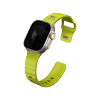 UNIQ STRIDE FKM RUBBER APPLE WATCH STRAP 49/45/44/42MM - LIME GREEN (LIME GREEN)