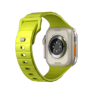 UNIQ STRIDE FKM RUBBER APPLE WATCH STRAP 49/45/44/42MM - LIME GREEN (LIME GREEN)