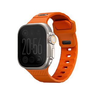 UNIQ STRIDE FKM RUBBER APPLE WATCH STRAP 49/45/44/42MM - VOLT ORANGE (VOLT ORANGE)
