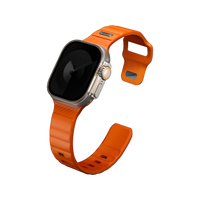 UNIQ STRIDE FKM RUBBER APPLE WATCH STRAP 49/45/44/42MM - VOLT ORANGE (VOLT ORANGE)