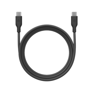BAZIC GOCHARGE WEAVE C-C CABLE 480MBPS, 60W 1.5M - BLACK