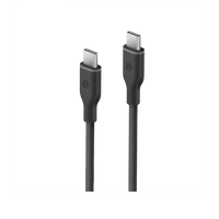 BAZIC GOCHARGE WEAVE C-C CABLE 480MBPS, 60W 1.5M - BLACK