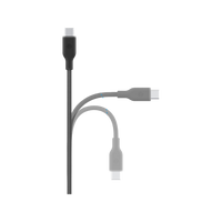 BAZIC GOCHARGE WEAVE C-C CABLE 480MBPS, 60W 1.5M - BLACK