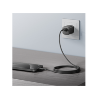 BAZIC GOCHARGE WEAVE C-C CABLE 480MBPS, 60W 1.5M - BLACK