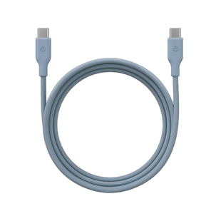 BAZIC GOCHARGE WEAVE C-C CABLE 480MBPS, 60W 1.5M - Blue