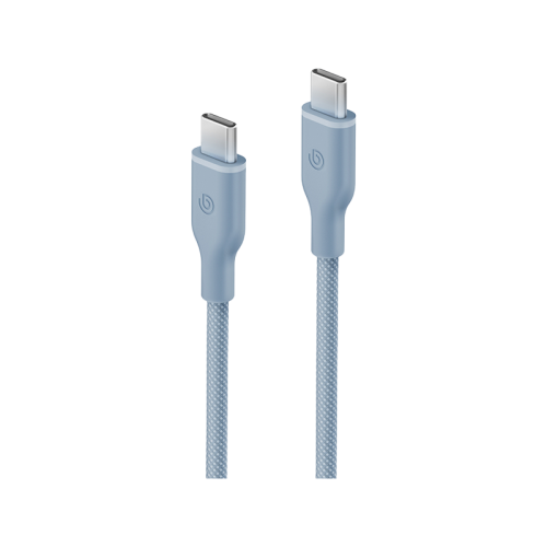 BAZIC GOCHARGE WEAVE C-C CABLE 480MBPS, 60W 1.5M - Blue