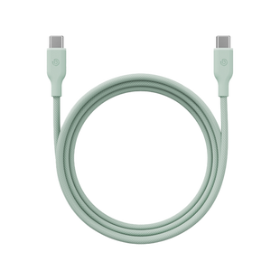 BAZIC GOCHARGE WEAVE C-C CABLE 480MBPS, 60W 1.5M - Green