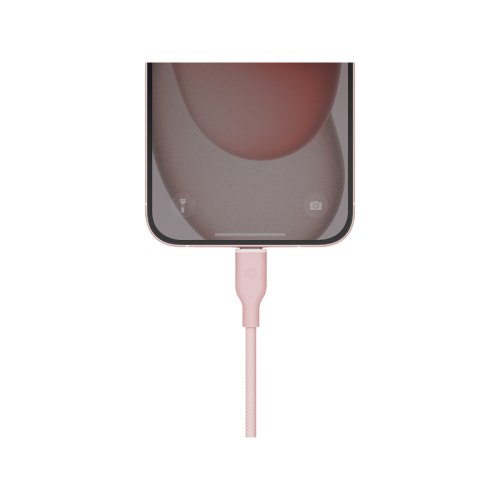 BAZIC GOCHARGE WEAVE C-C CABLE 480MBPS, 60W 1.5M - Pink