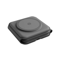 BAZIC GOMAG TRIO PLUS, 3IN1 ELEVATED FOLDABLE MAGNETIC WIRELESS CHARGER 15W IPHONE/WATCH/AIRPODS - GREY