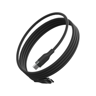 ENERGEA HELIX C-C MAGNETIC CABLE 480MBPS, 100W 1.5M - BLACK