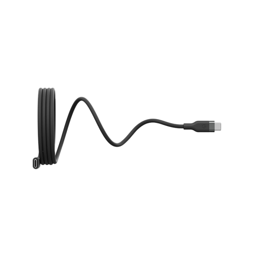 ENERGEA HELIX C-C MAGNETIC CABLE 480MBPS, 100W 1.5M - BLACK