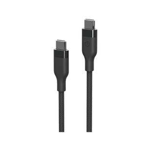 ENERGEA HELIX C-C MAGNETIC CABLE 480MBPS, 100W 1.5M - BLACK