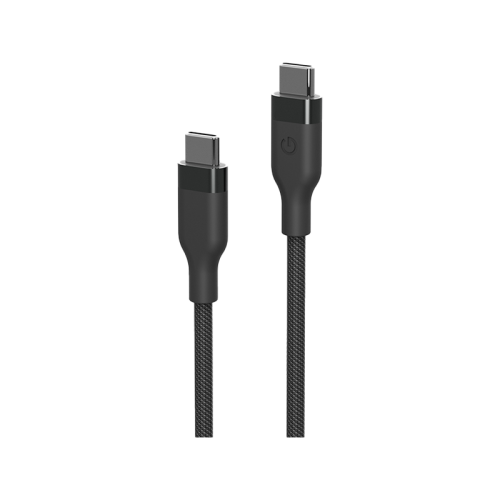 ENERGEA HELIX C-C MAGNETIC CABLE 480MBPS, 100W 1.5M - BLACK