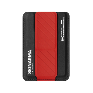 SKINARMA MAG-CHARGE CARD HOLDER WITH GRIP STAND ~ KADO EOL Black