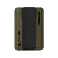 SKINARMA MAG-CHARGE CARD HOLDER WITH GRIP STAND ~ KADO EOL Olive