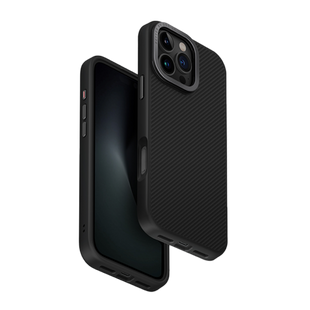 UNIQ HYBRID IPHONE 16 PRO (2024) 6.3 MAGCLICK CHARGING KEVA MAX WITH CAMERA STAND - CARBON (BLACK)