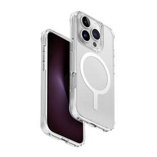 UNIQ HYBRID IPHONE 16 PRO (2024) 6.9 MAGCLICK CHARGING LIFEPRO XTREME (AF) - DOVE (FROST CLEAR)