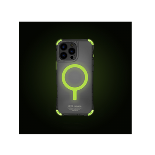 SKINARMA IPHONE PRO 6.3" (2024) 
SAIDO MAG-CHARGE
(NITEGLOW EDITION) EOL Lime Green
