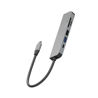 ENERGEA ALUHUB HD 3,6 IN 1  ALUMINIUM ALLOY CHARGING HUB - GUNMETAL