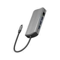 ENERGEA ALUHUB MAX,11 IN 1  ALUMINIUM ALLOY CHARGING HUB - GUNMETAL