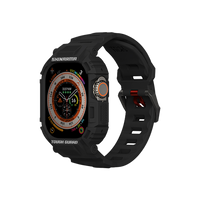 SKINARMA 2-IN-1 APPLE WATCH ULTRA STRAP + CASE MECHA 49 MM Black