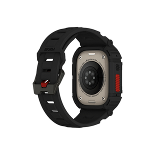 SKINARMA 2-IN-1 APPLE WATCH ULTRA STRAP + CASE MECHA 49 MM Black