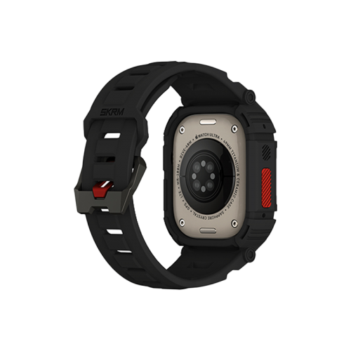 SKINARMA 2-IN-1 APPLE WATCH ULTRA STRAP + CASE MECHA 49 MM Black