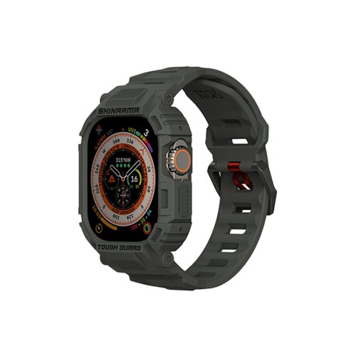 SKINARMA 2-IN-1 APPLE WATCH ULTRA STRAP + CASE MECHA 49 MM Green