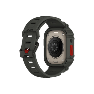 SKINARMA 2-IN-1 APPLE WATCH ULTRA STRAP + CASE MECHA 49 MM Green