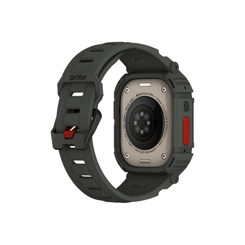 SKINARMA 2-IN-1 APPLE WATCH ULTRA STRAP + CASE MECHA 49 MM Green