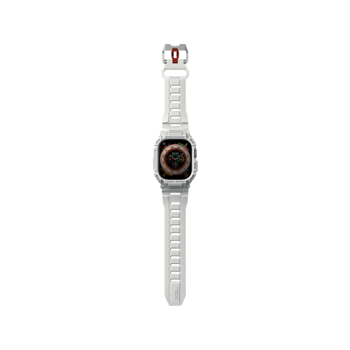 SKINARMA 2-IN-1 APPLE WATCH ULTRA STRAP + CASE MECHA 49 MM Light Grey